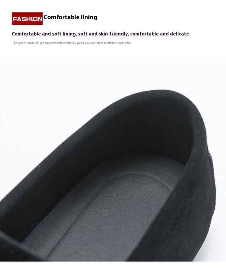 "Stylish Men's Casual Flat Leather Shoes - MANDOTOS"