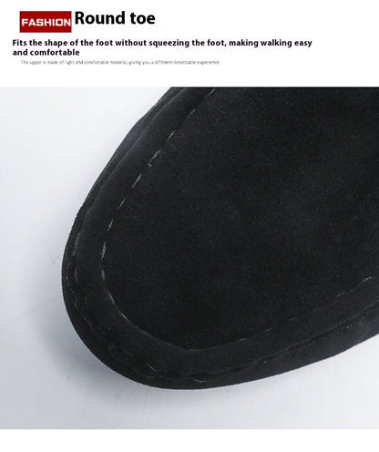 "Stylish Men's Casual Flat Leather Shoes - MANDOTOS"