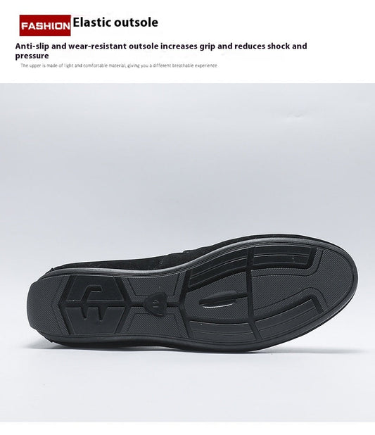 "Stylish Men's Casual Flat Leather Shoes - MANDOTOS"