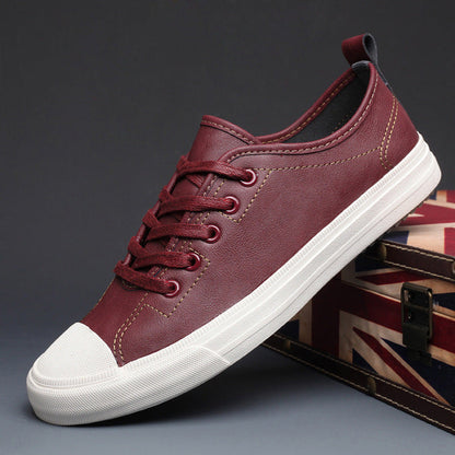 "Men's Spring Tide Leather Casual Shoes - MANDOTOS"
