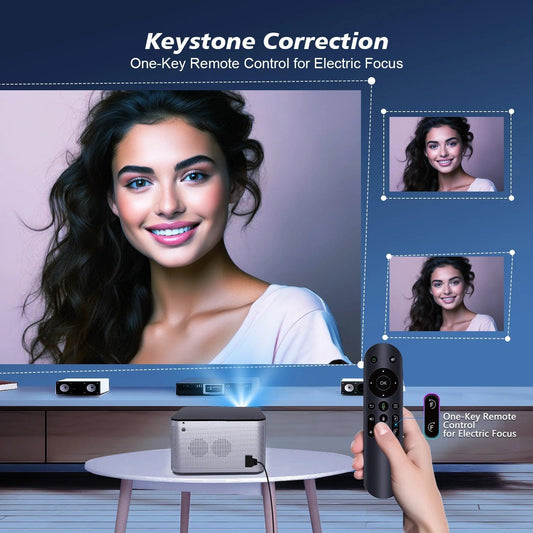 "Magcubic 580ANSI Projector Android 11 4K 1080P Wifi6 Voice Control Allwinner H713 Electronic Focus BT5.0 Home Cinema HY350 Pro - MANDOTOS"