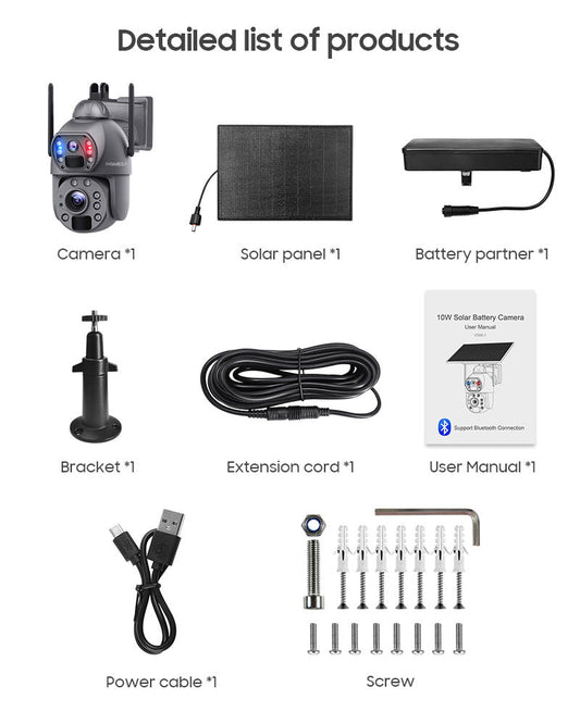 "Ultimate 4G Solar HD Security Camera - MANDOTOS"