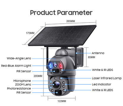 "Ultimate 4G Solar HD Security Camera - MANDOTOS"