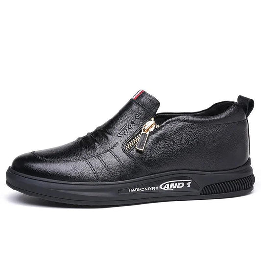 Men's Genuine Leather Loafers: Luxurious Comfort & Style - MANDOTOS