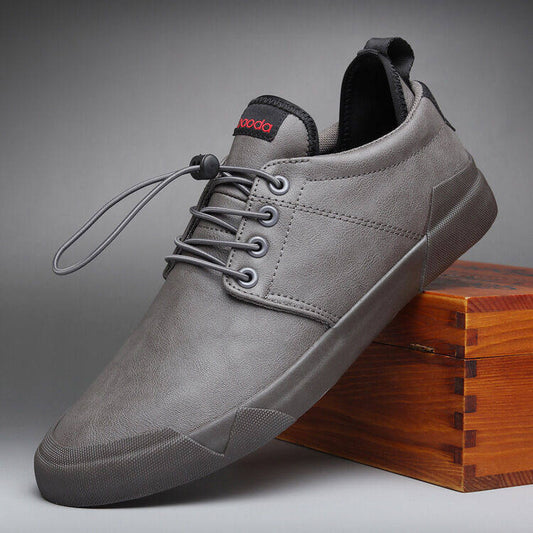 "Stylish Men's Leather Casual Flats - MANDOTOS"