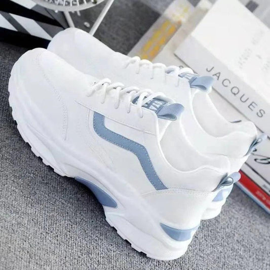 "Sneakers Women Simple Breathable Walking Mesh Flat Shoes Sneakers Women Gym Vulcanized Shoes White Female Footwear New Fashion - MANDOTOS"