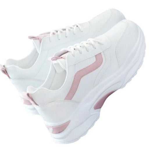 "Sneakers Women Simple Breathable Walking Mesh Flat Shoes Sneakers Women Gym Vulcanized Shoes White Female Footwear New Fashion - MANDOTOS"