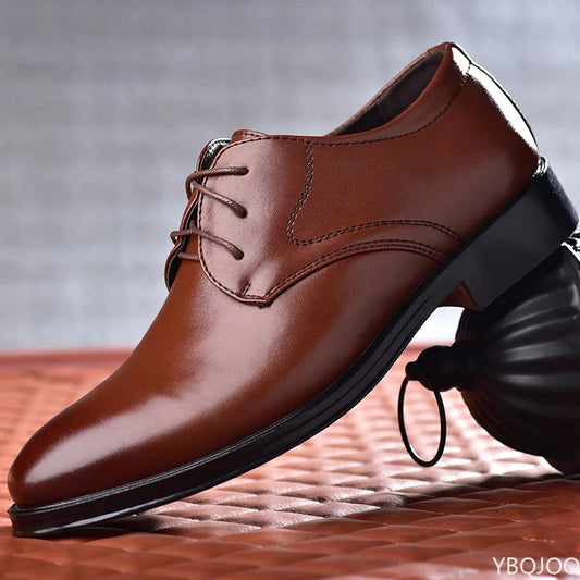 "Men's Premium Leather Business & Casual Shoes - MANDOTOS"