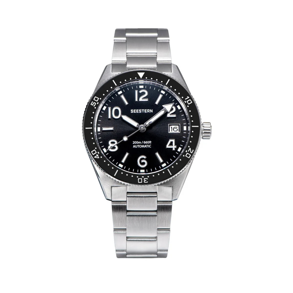 "S434 Men's Automatic Diver Watch - NH35A Movement with BGW9 Luminescence - MANDOTOS"