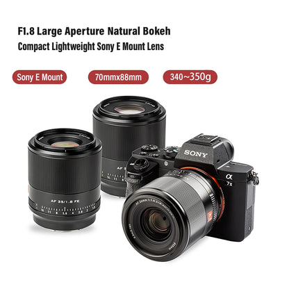 "VILTROX F1.8 Prime Lens - Elevate Your Sony Photography - MANDOTOS"