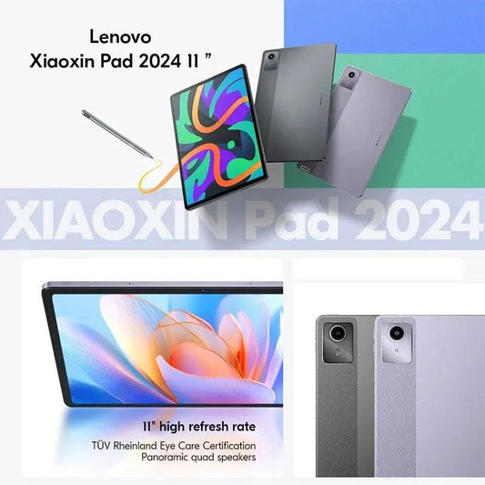 "Global ROM Lenovo XiaoXin Pad 2024 Tablet 8GB 128GB Pads Qualcomm Snapdragon 685 Octa Core 11\" WIFI 8MP Cam7040mAh 20W Charger - MANDOTOS"