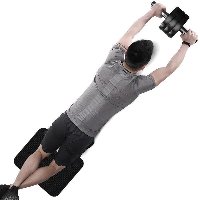 Silent Three-Wheel Ab Roller - Core Training Equipment - MANDOTOS