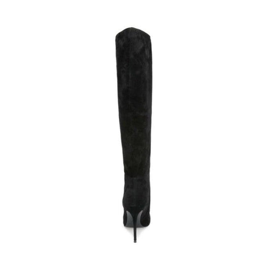 "Stiletto Heels Pleated High Over The Knee Boots - MANDOTOS"