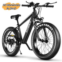 Professional Electric Bike For Adults, 26 X 4.0 Inches Fat Tire Electric Mountain Bicycle, 1000W Motor 48V 15Ah Ebike For Trail Riding, Excursion And Commute, UL And GCC Certified MANDOTOS