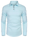Men's Essential Linen-Cotton Long Sleeve Shirt