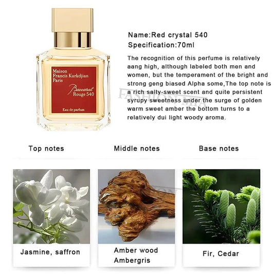 70ml Original Brand Perfume For Women Men's Long Lasting Atomizer Sexy Lady Parfum Antiperspirant Female Fragrance Parfume - MANDOTOS