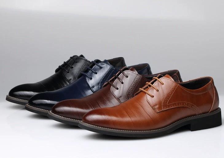 Men's leather shoes men's shoes dress business shoes large size men's shoes casual shoes MANDOTOS
