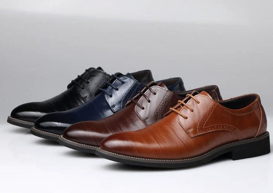 Men's leather shoes men's shoes dress business shoes large size men's shoes casual shoes MANDOTOS