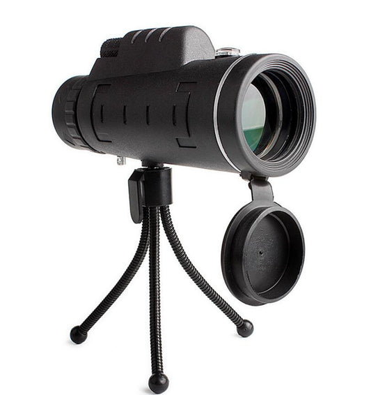 Compatible with Apple, Monocular Telescope Zoom Scope with Compass Phone Clip Tripod - MANDOTOS INTERNATIONAL0