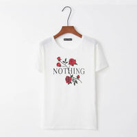 Women Summer Casual Blouse Shirt Loose T-Shirts Tops - MANDOTOS INTERNATIONAL0