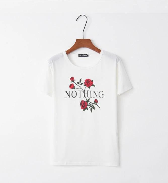 Women Summer Casual Blouse Shirt Loose T-Shirts Tops - MANDOTOS INTERNATIONAL0