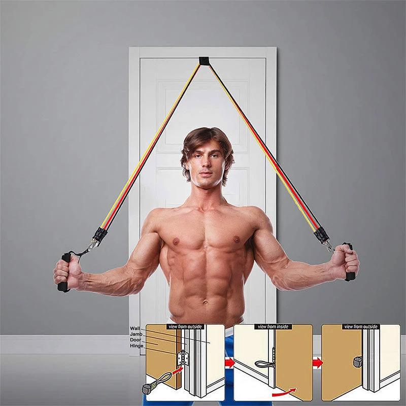 Pull Rope Elastic Rope Strength Training Set MANDOTOS