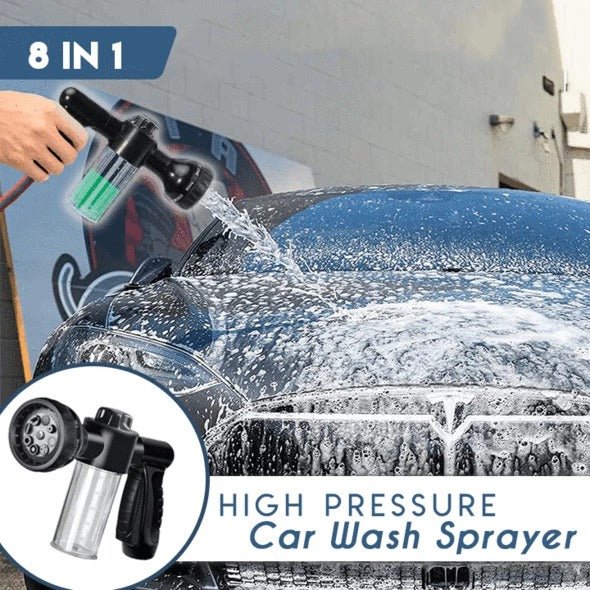 2-in-1 Car House Water Gun | 35W-150W Power | 8 Spray Types - MANDOTOS INTERNATIONAL0