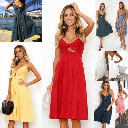 Women Summer Dresses Sleeveless Backless Strap Long Close-fitting Sheath Female Party Evening Dresses Vestidos MANDOTOS