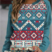 Urban Casual Printed Long-Sleeve Tee