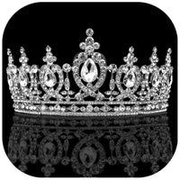 Regalia Crest Rhinestone Tiaras - MANDOTOS INTERNATIONAL