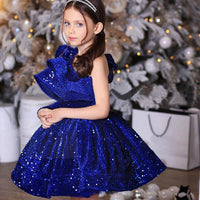AutumnWinter One Shoulder Dress Girls Walking Dresses - MANDOTOS INTERNATIONAL0