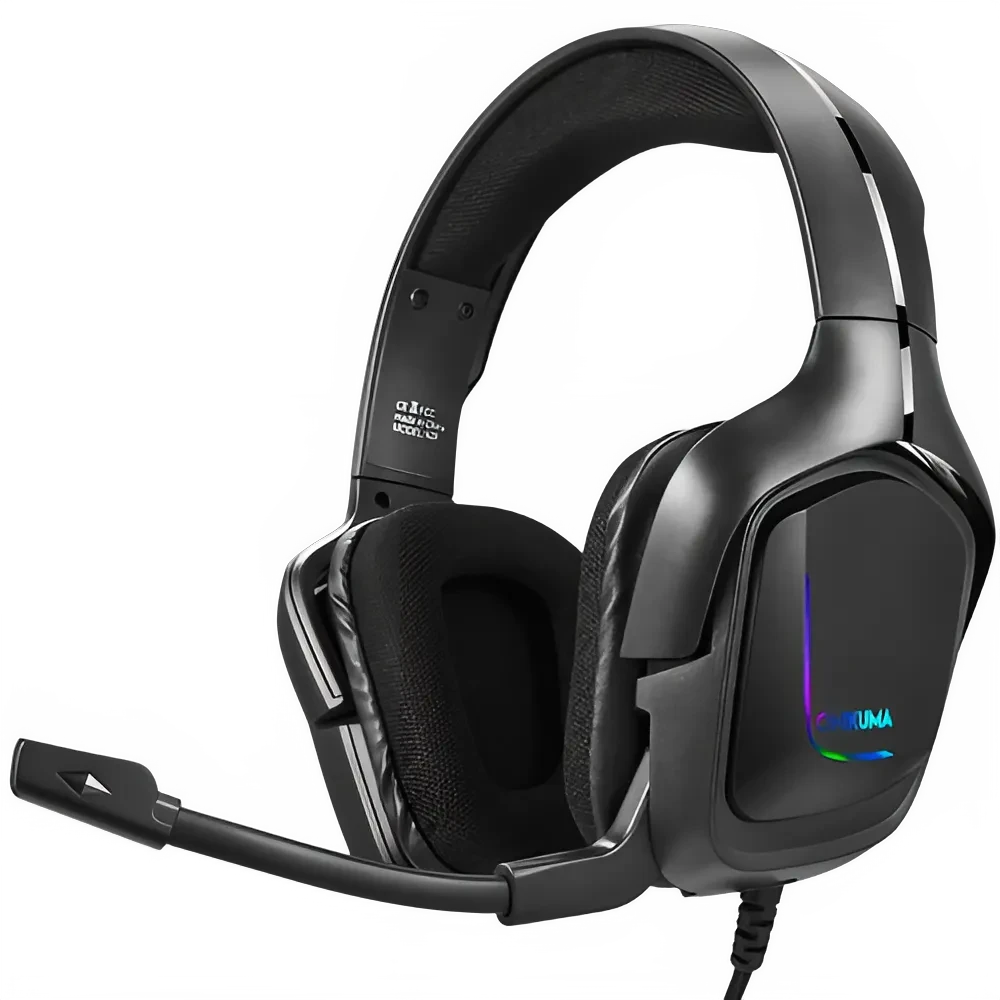 ONIKUMA K20 RGB Gaming Headset with Immersive Sound & Adjustable Mic - MANDOTOS