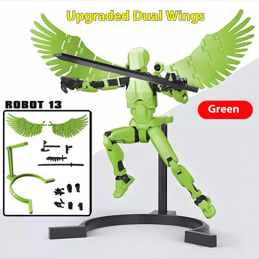 Updated And Hot-sale Multi-Jointed Movable Shapeshift Robot 3D Printed Mannequin Dummy Action Model Doll Toy Kid Gift - MANDOTOS