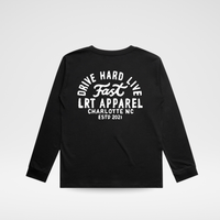 THE APEX LONG SLEEVE TEE - SOLID BLACK