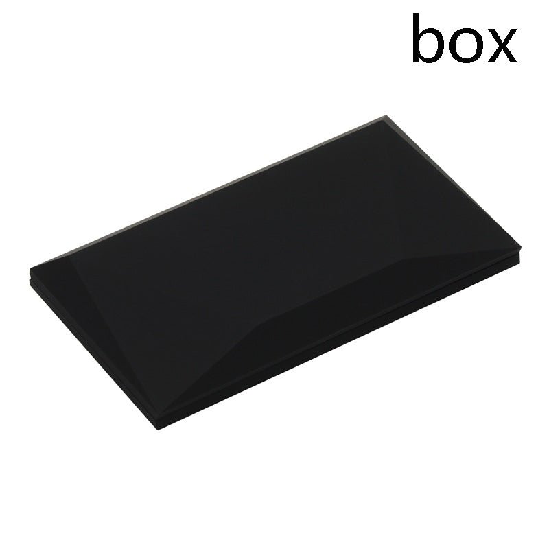 3D Love Box black rectangular ring box for Valentines Day gift