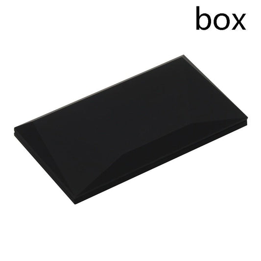 3D Love Box black rectangular ring box for Valentines Day gift
