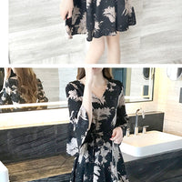 New floral dress women's summer dress summer 2019 new women's fashion student Korean style slimming fashion fashion