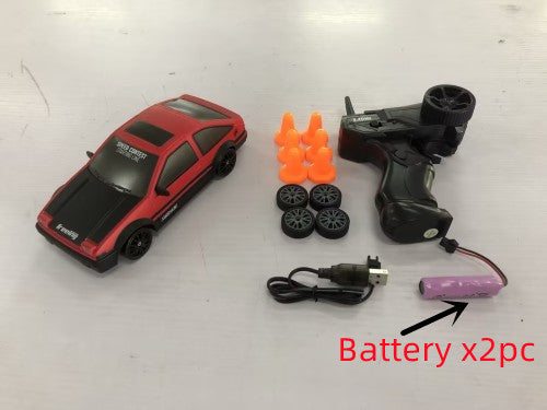 2.4G Drift Rc Car 4WD RC Drift Car Toy Remote Control GTR Model AE86 Vehicle Car RC Racing Car Toy For Children Christmas Gifts - MANDOTOS