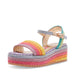 Steve Madden Girls Cleo Rainbow Wedge Sandal