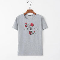Women Summer Casual Blouse Shirt Loose T-Shirts Tops - MANDOTOS INTERNATIONAL0