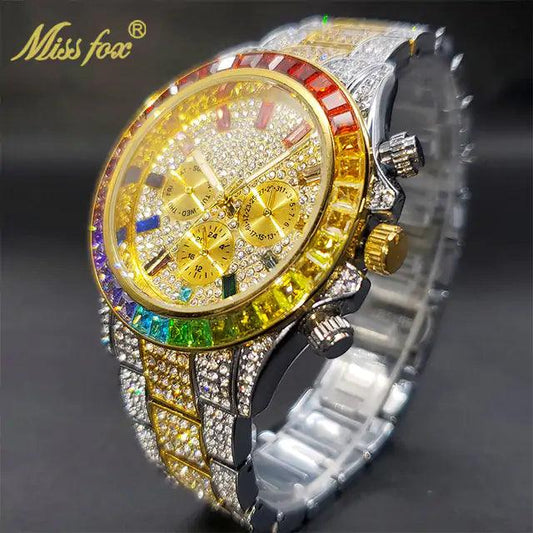 Gold Luxe Men's Waterproof Watch - MANDOTOS