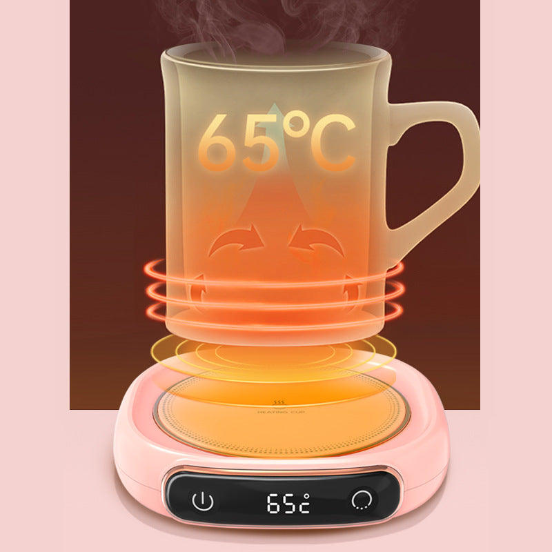 Coffee Mug Warmer Warm Coaster Smart Heating Cup Thermal Insulation Constant Temperature Coaster Heating Pad Desktop - MANDOTOS