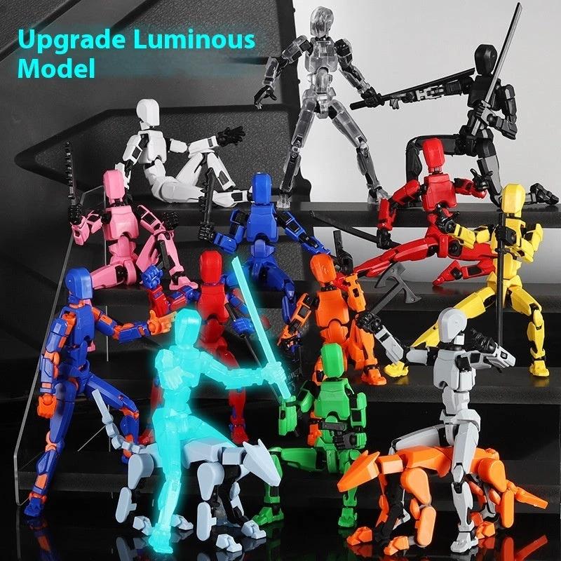 Multi-Jointed Shapeshift Robot - 3D Printed Action Model Toy - MANDOTOS