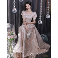 Women Evening Dresses Women Champagne - MANDOTOS INTERNATIONAL0