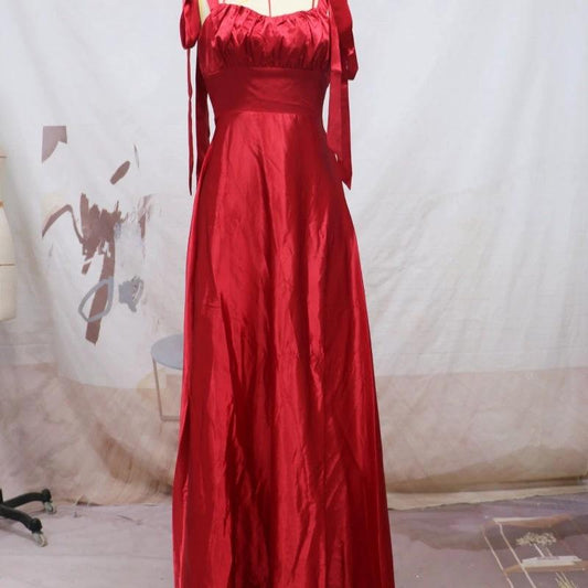 Fashion Dress Sleeveless Camisole Gown Evening Bridesmaid Dress Women MANDOTOS