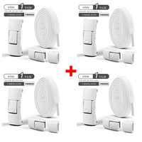 Elastic No-Tie Shoelaces with Press Lock for Sneakers - Kids & Adults - MANDOTOS INTERNATIONAL