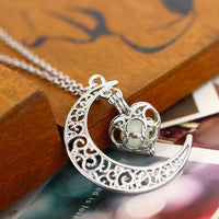 Glowing Pendant Necklaces Silver Plated Chain Necklaces - MANDOTOS INTERNATIONAL0