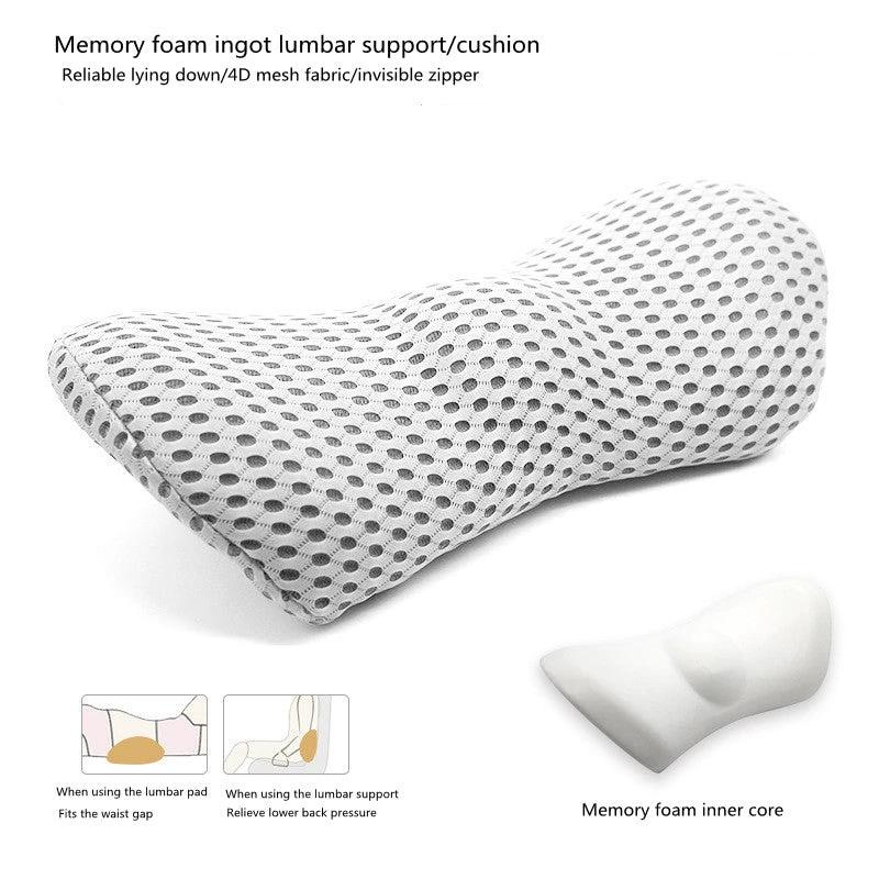 Lumbar Support Pillow For Side Sleepers Pregnancy Relieve Hip Coccyx Sciatica Pain Machine Chair Back Cushion Waist Car Seat MANDOTOS