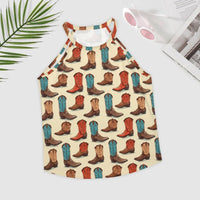 Classic Sleeveless Round-Neck Top - Soft, Comfortable, and Stylish! - Tanks & Camis