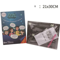 Educational Toy Drawing Pad 3D Magic 8 Light Effects Puzzle Board Sketchpad MANDOTOS
